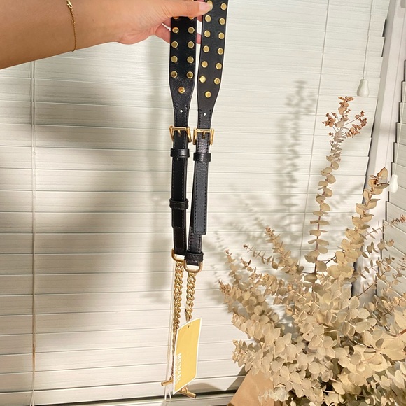 Michael Kors Studded Handbag Guitar Strap - Picture 2 of 13